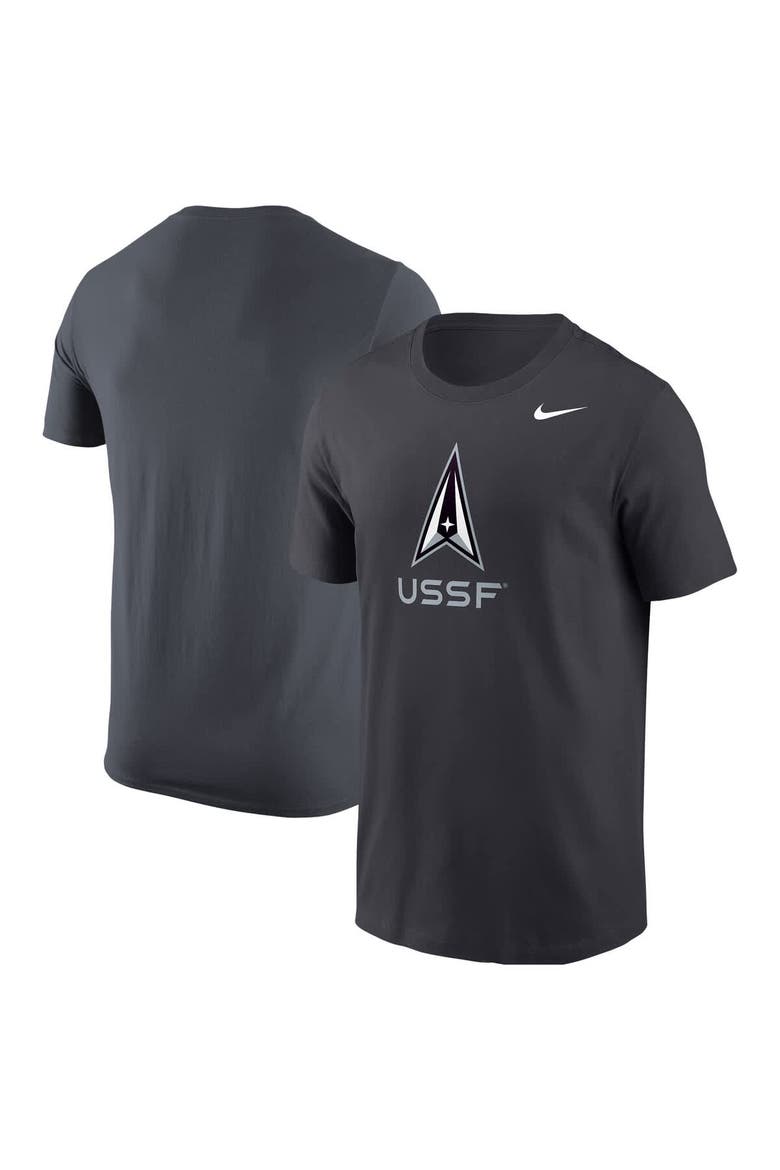 Men's Nike Anthracite Air Force Falcons Space Force Rivalry T-Shirt, Main, color, Anthracite