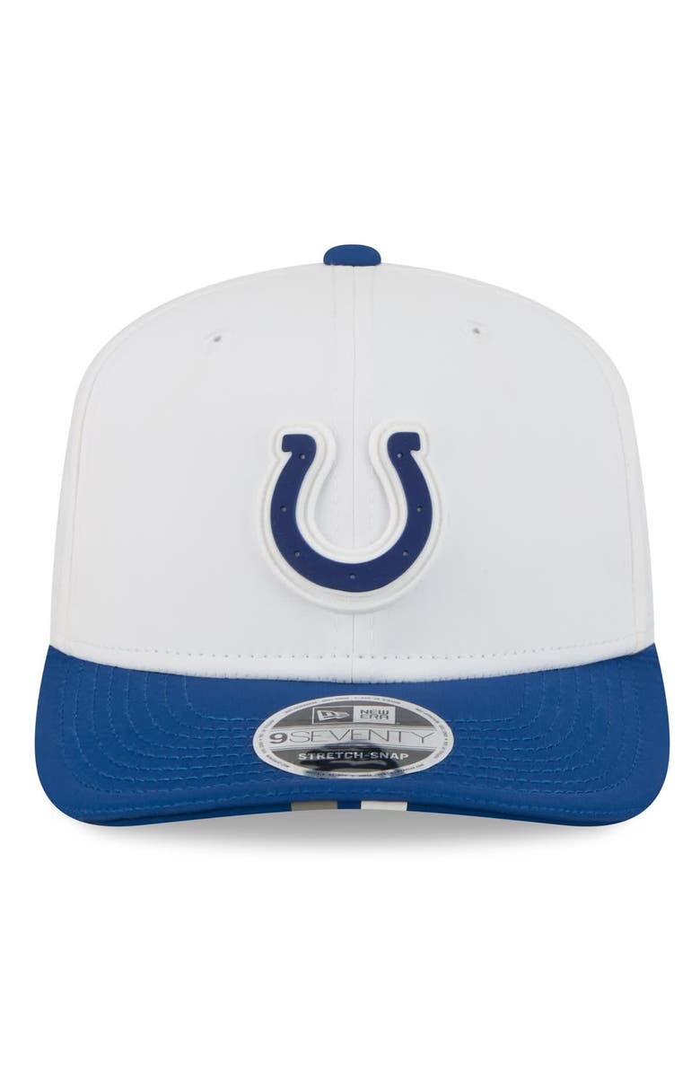 New Era Men's New Era  White/Royal Indianapolis Colts 2025 NFL Training Camp 9SEVENTY Adjustable Hat, Alternate, color, 