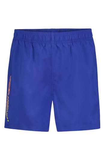 Under Armour Kids' Ua 2-in-1 Athletic Shorts In Blue