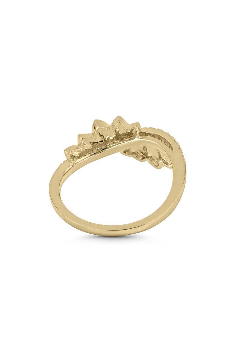 Cleo 18k Gold Diamond Statement Ring, Alternate, color, 18KY