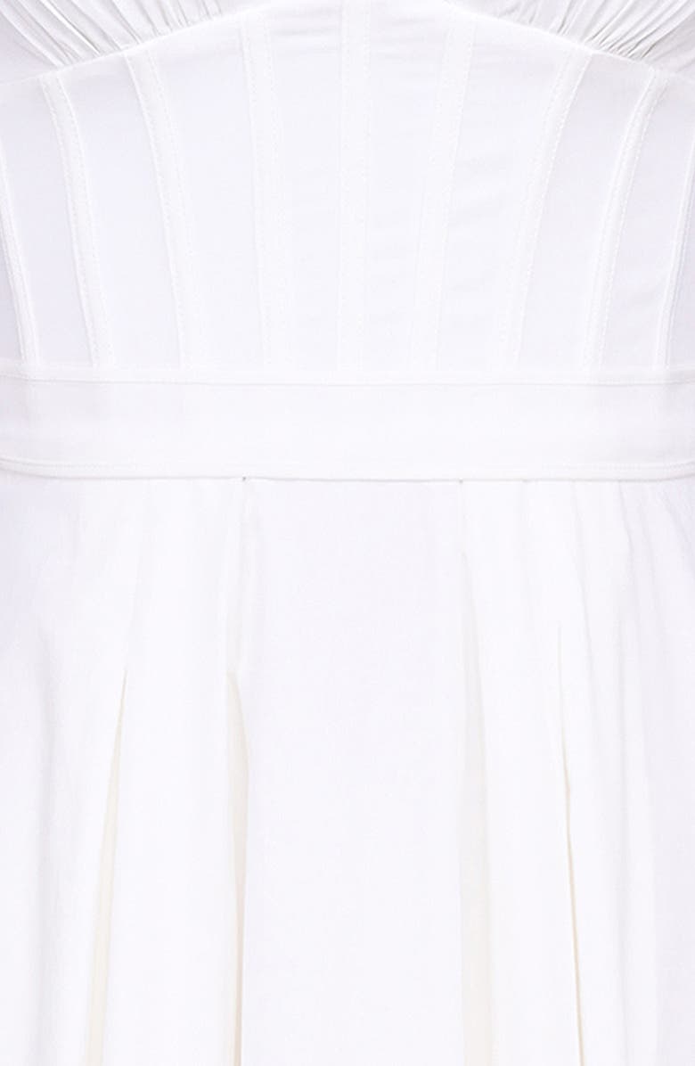 HOUSE OF CB Allena Halter Stretch Cotton Midi Dress, Alternate, color,