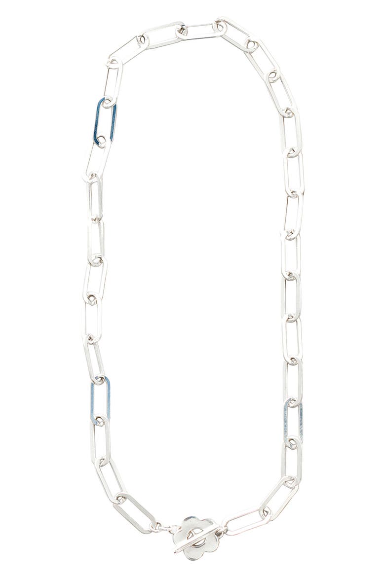 Simone Necklace, Main, color, STERLING SILVER