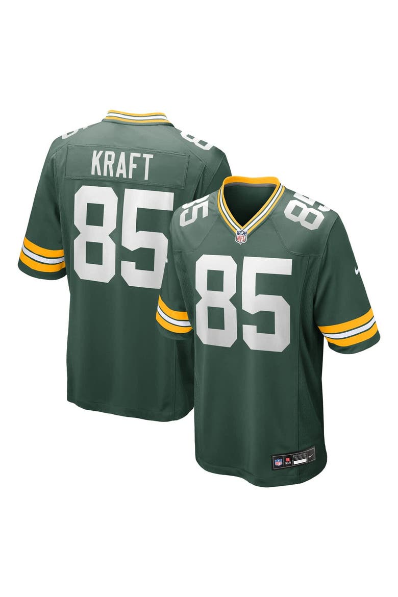 Men's Nike Tucker Kraft  Green Green Bay Packers  Game Jersey, Main, color, Green