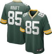 Nike Men's Nike Tucker Kraft  Green Green Bay Packers  Game Jersey
