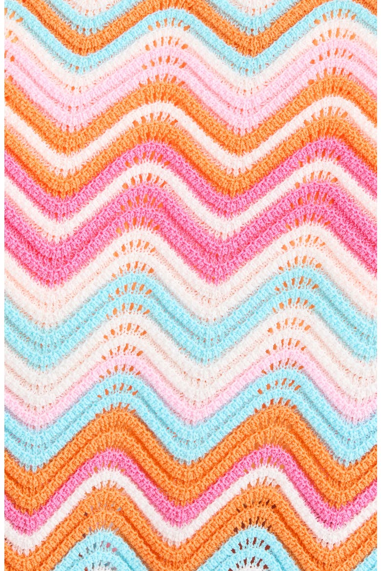 Essential Scalloped Trim Cover-Up Sarong, Alternate, color, SUNSET WAVE