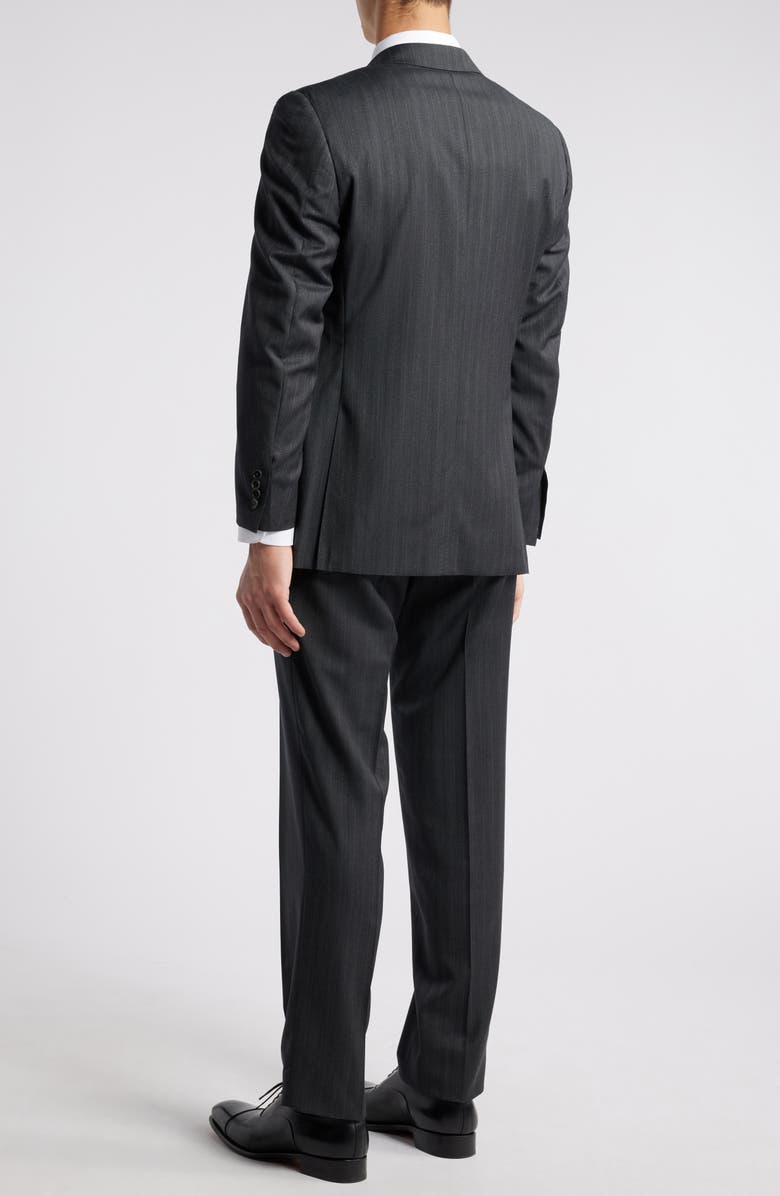Canali Siena Regular Fit Pinstripe Super 130s Wool Suit, Alternate, color,