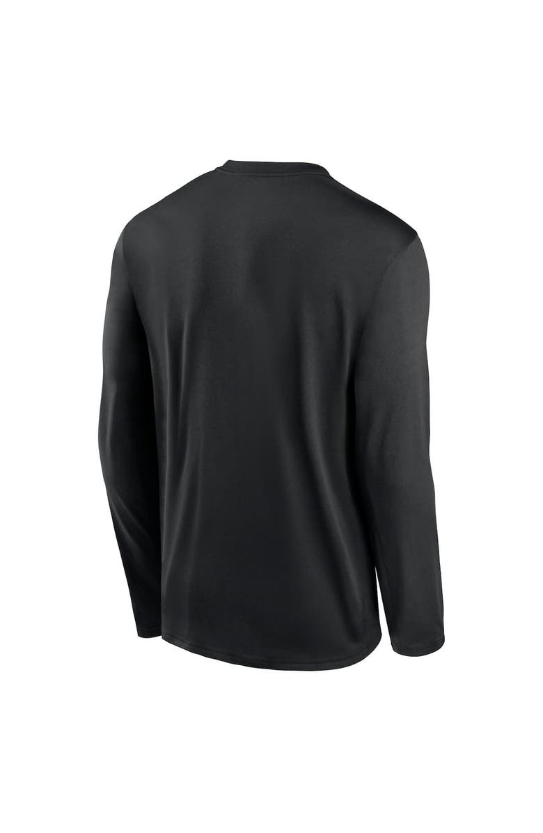 Nike Men's Nike Black Texas Longhorns 2026 Sideline Small Logo Legend Dri-FIT Long Sleeve T-Shirt, Alternate, color, Black