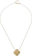 MESHMERISE Clover Diamond Pendant Necklace