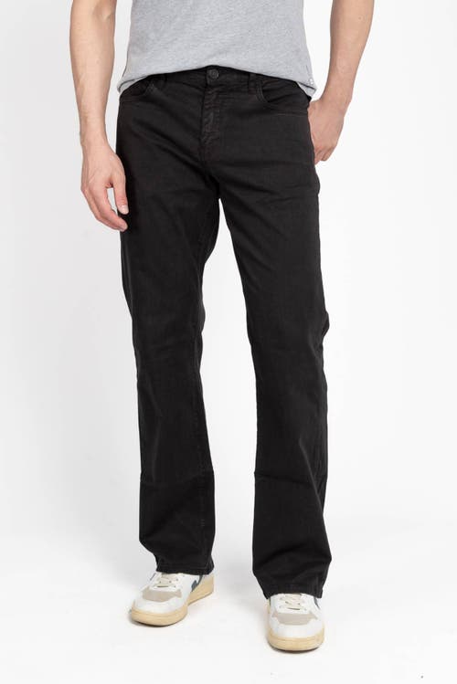 Jack Of Spades High Roller Fit Five Pocket Pants In Black Sateen