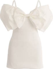 Tulleen Bow Mini Dress