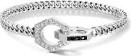 Off-White Hex Nut Duo Clasp Lab Grown Diamond Bracelet