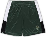 FANATICS Men's Fanatics Branded Hunter Green Milwaukee Bucks Big & Tall Champion Rush Practice Shorts