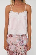 CRAS Everlycras Lace Trim Camisole Top