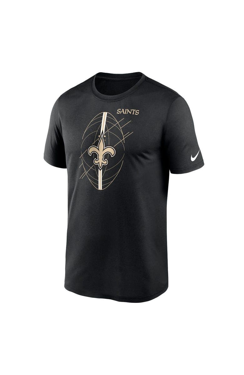 Nike Men's Nike Black New Orleans Saints Legend Icon Performance T-Shirt, Alternate, color, Black