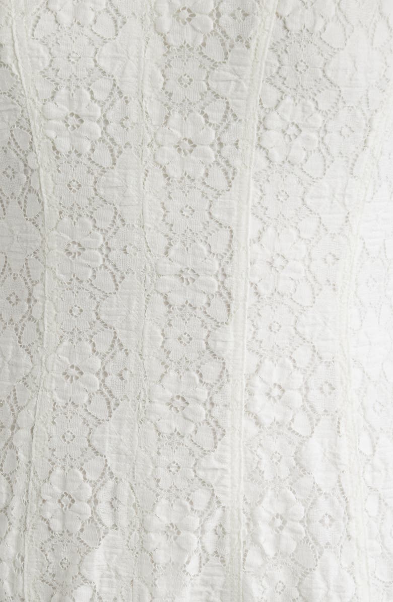 Hill House Home Leanne Paneled Lace Maxi Dress, Alternate, color, White