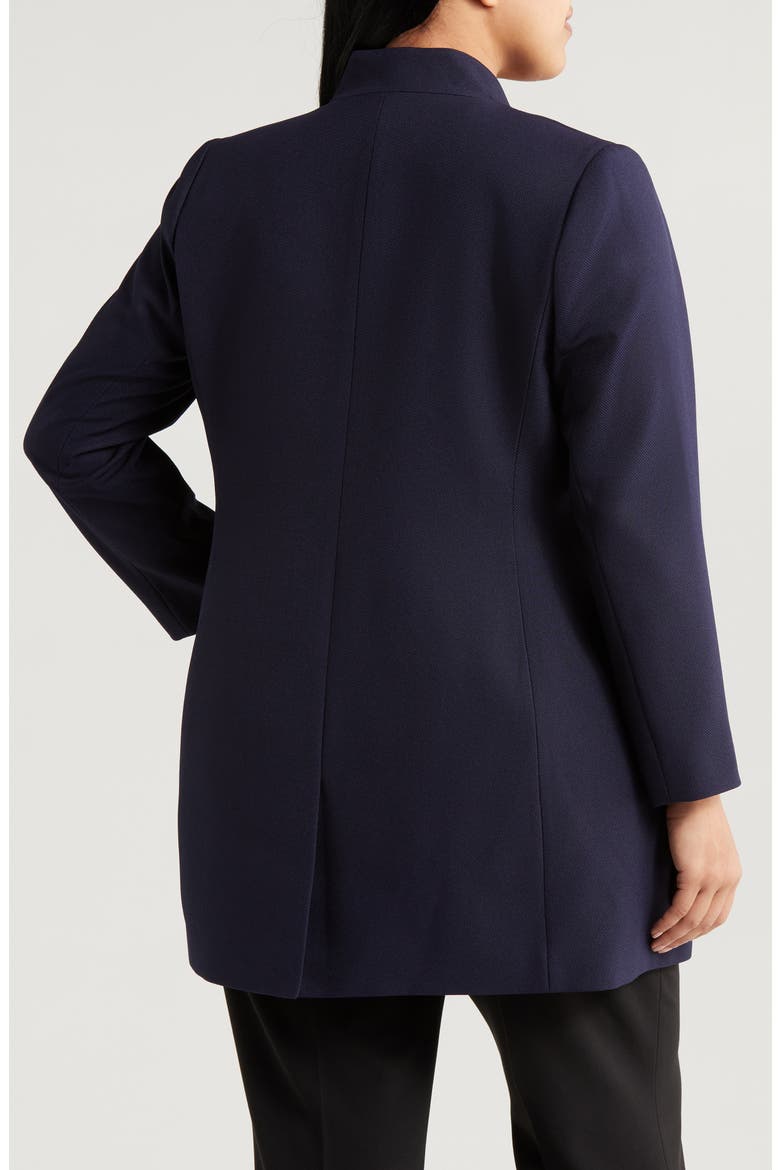 One-Button Twill Jacket, Alternate, color, NAVY