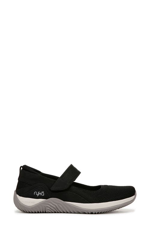 Ryka Rykä Echo Knit Mary Jane Sneaker In Black