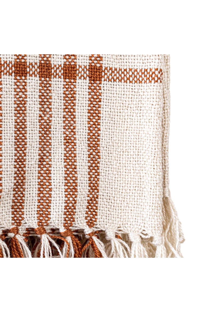 Foreside Home and Garden Plaid Outdoor Picnic Blanket Rust Polyester, Alternate, color, Red