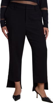 ELOQUII Step Hem High Waist Trouser