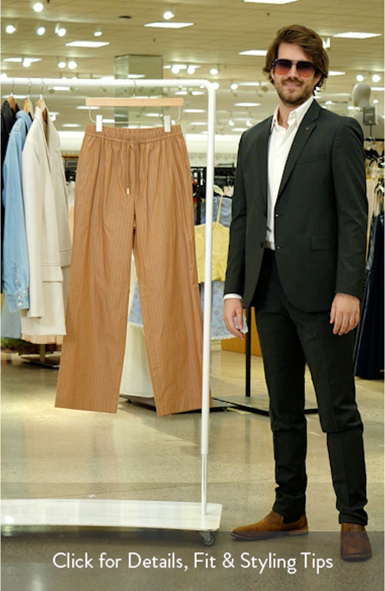 Rowan Straight Leg Cotton Pants, sales video thumbnail