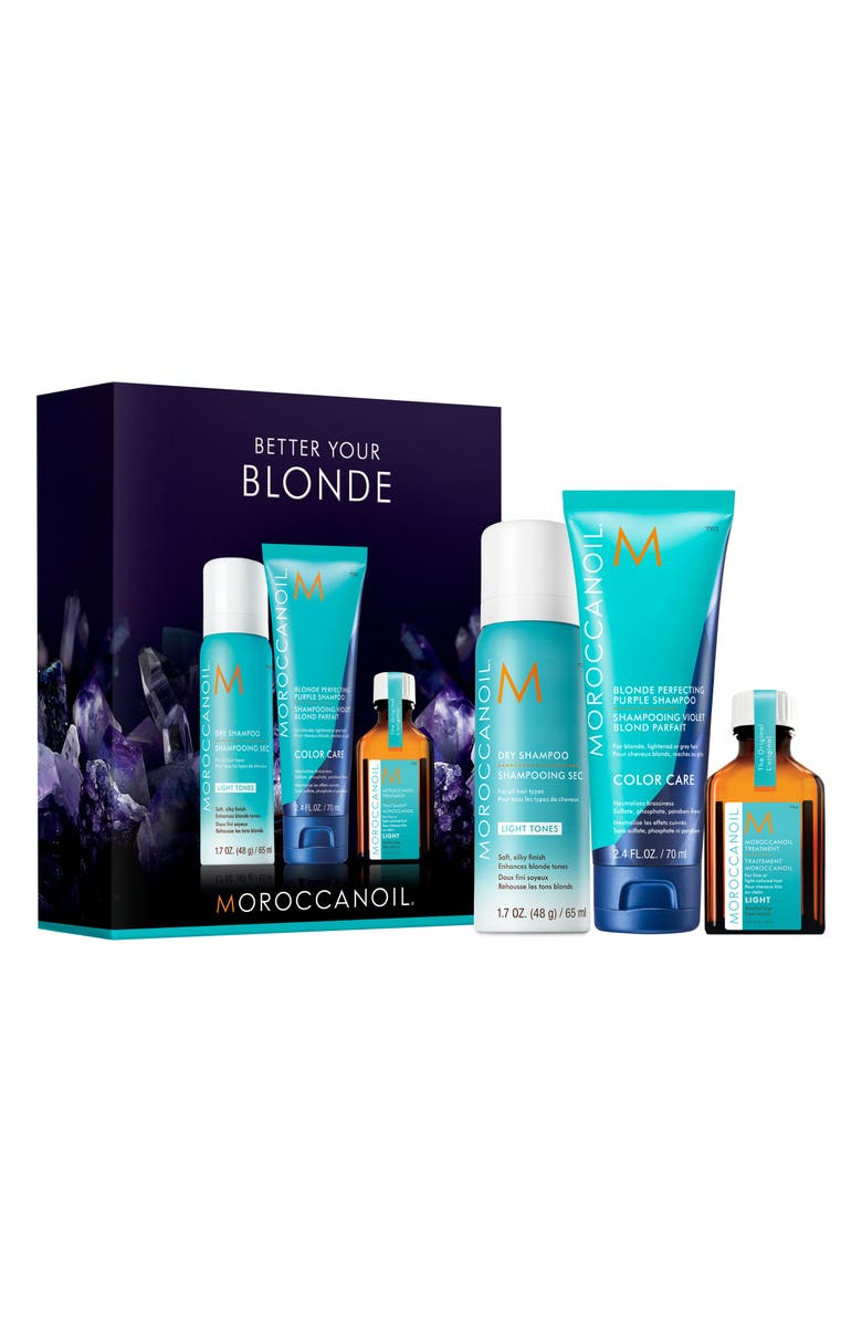 MOROCCANOIL<sup>®</sup> Better Your Blonde Haircare Set, Main, color, 