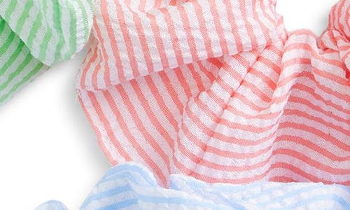 Cara Kids' Set Of 3 Stripe Scrunchies In Multi
