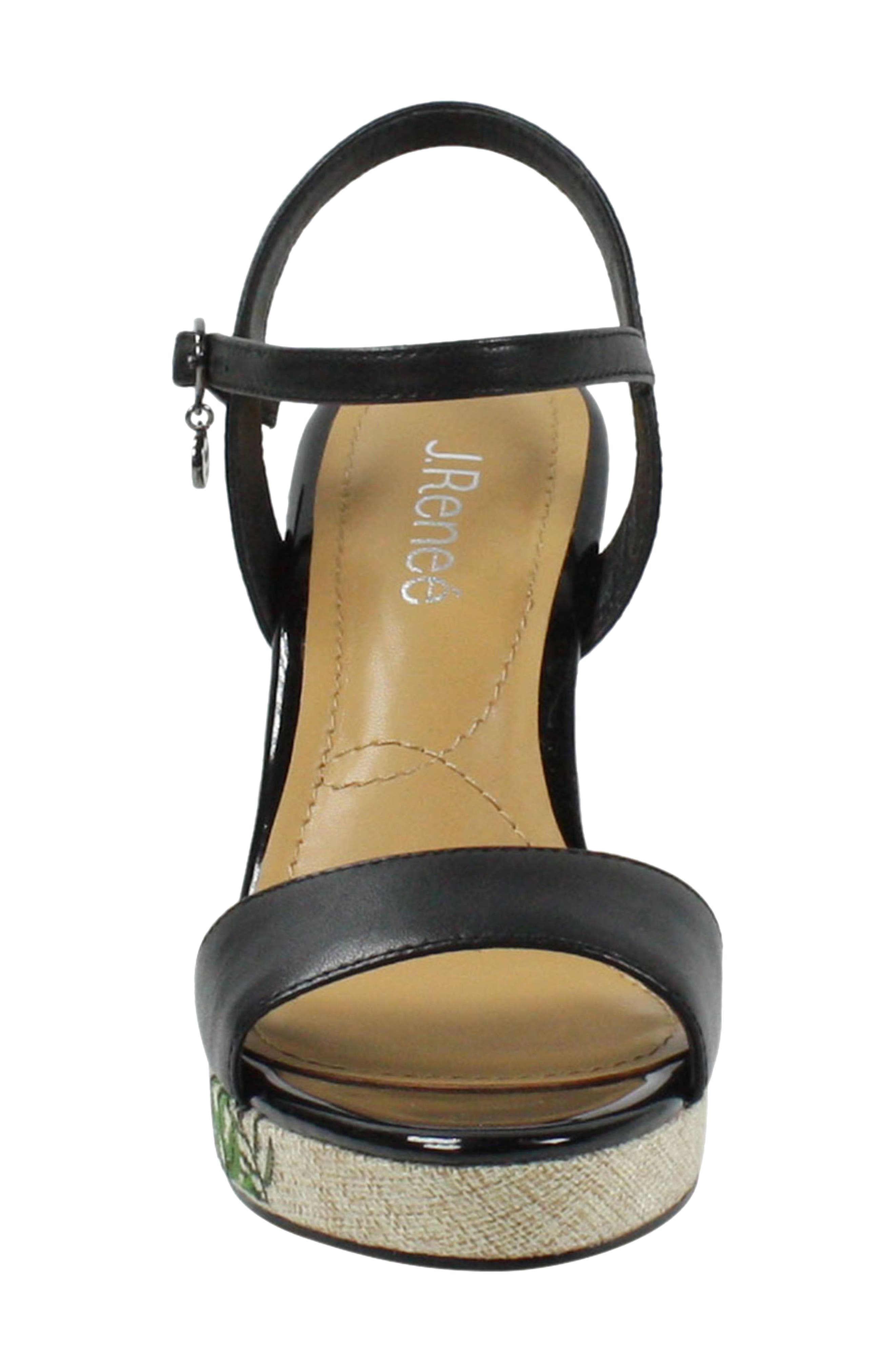 J. Reneé Triella Strappy Wedge Platform Sandal, Alternate, color, 