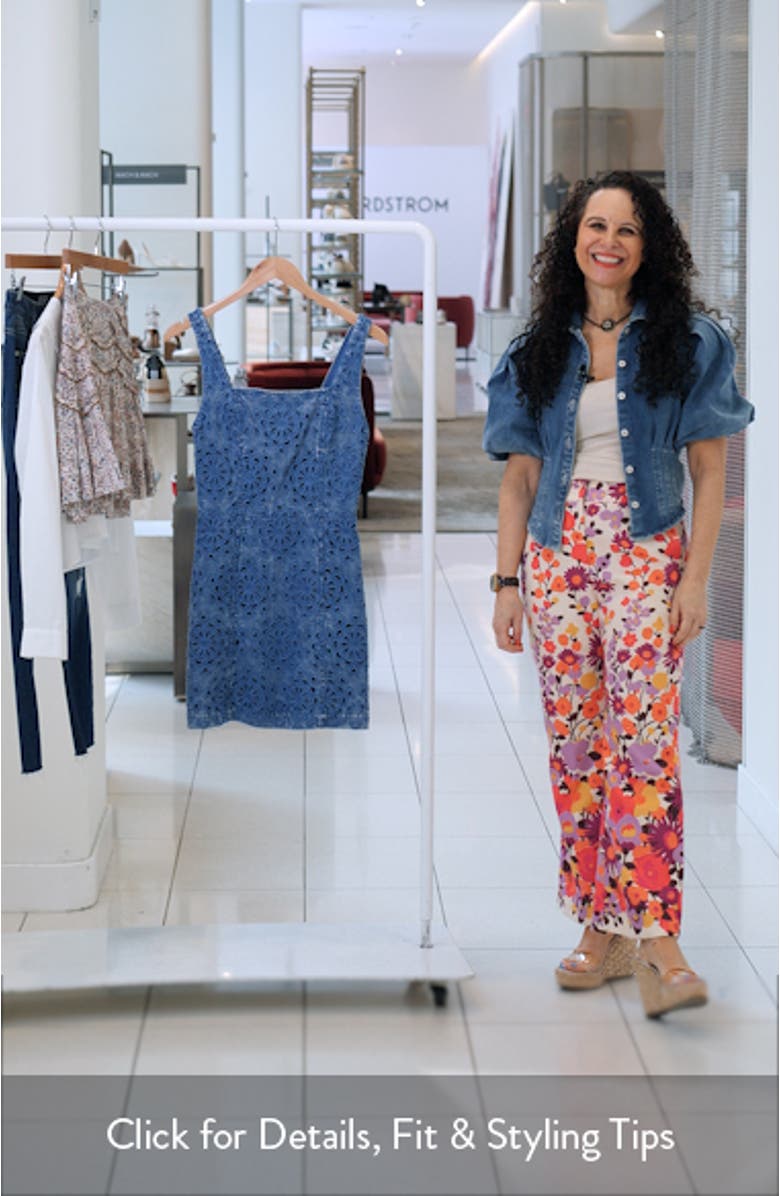 Maryann Floral Cutout Sleeveless Dress, sales video thumbnail