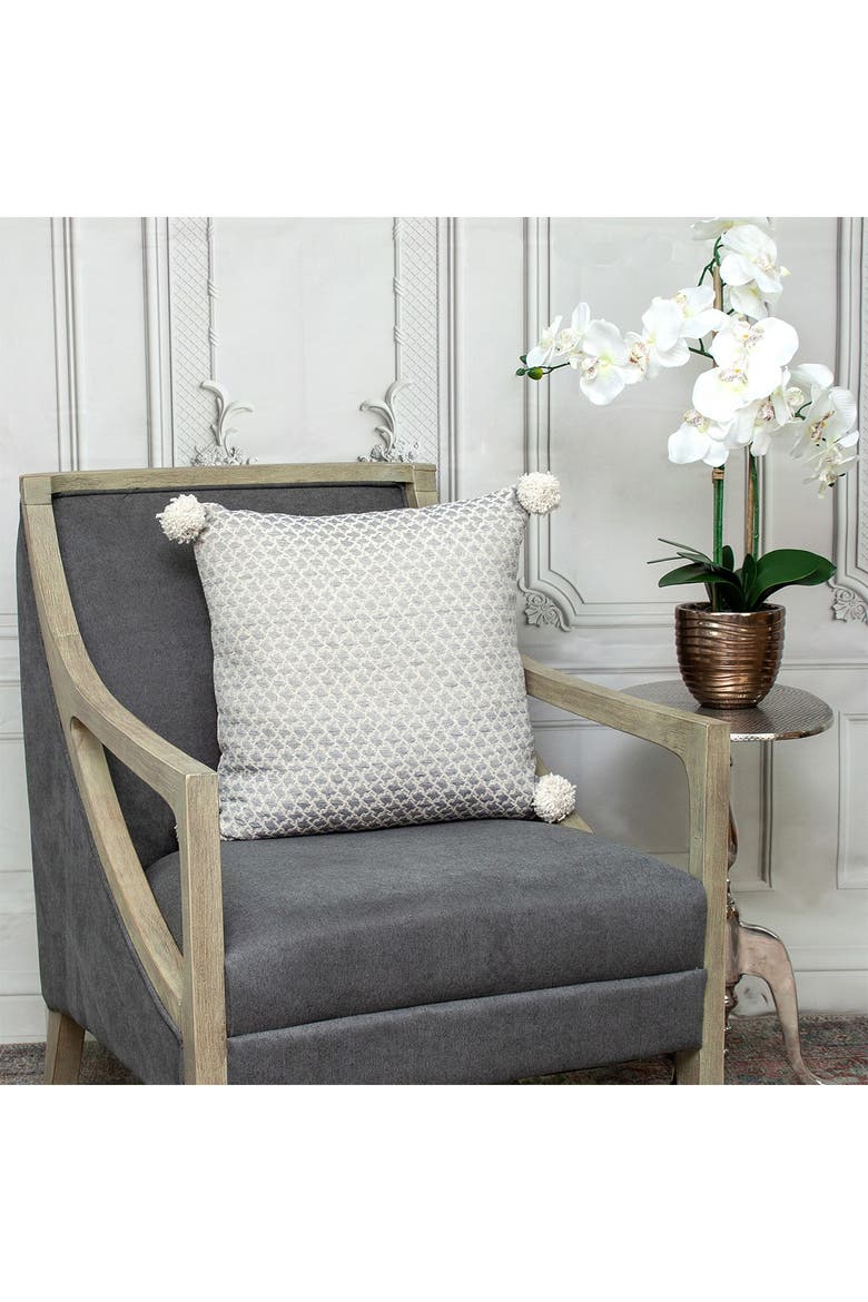 Traditional Throw Pillow, Alternate, color, WHITE