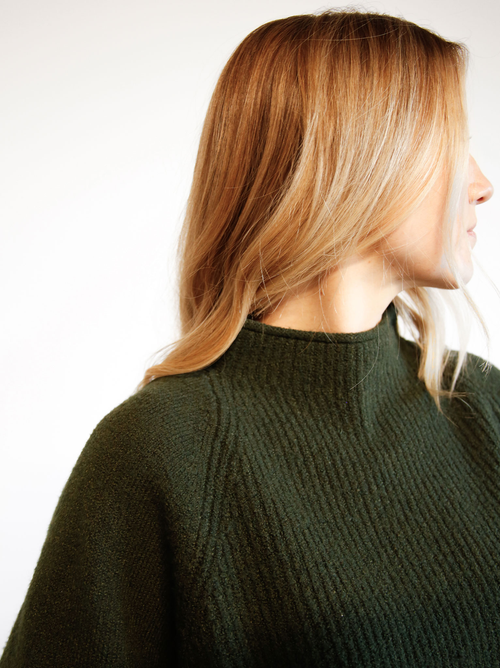 Able Harriet Slouchy Sweater In Alpine Green