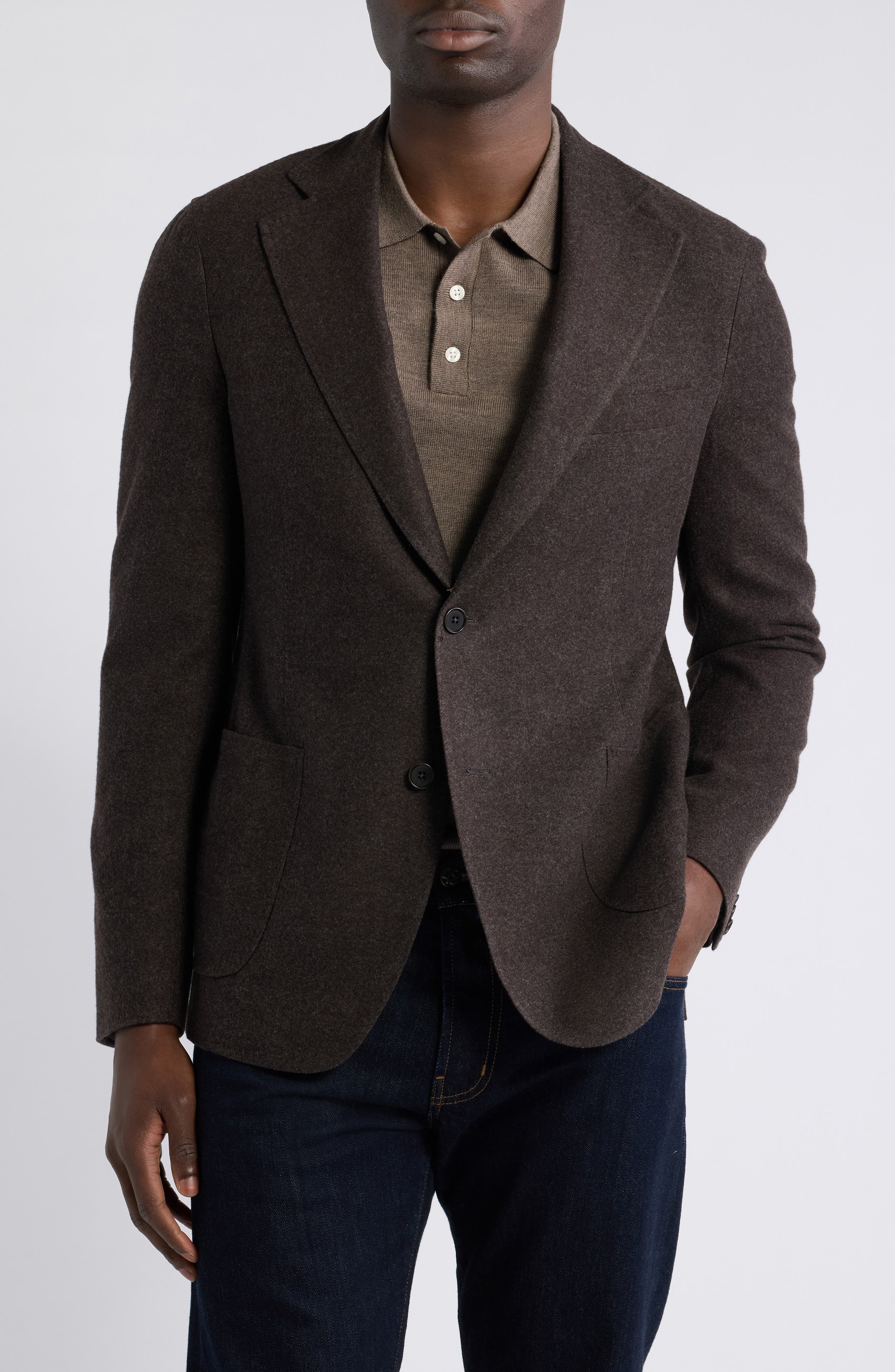 Heritage Gold Double Face Wool & Cashmere Sport Coat (Men) | Nordstrom