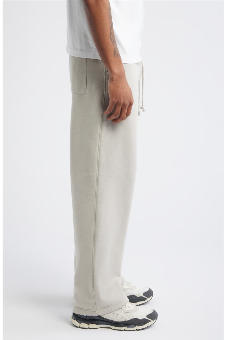 Straight Leg Fleece Sweatpants, Alternate, color, GREY OWL
