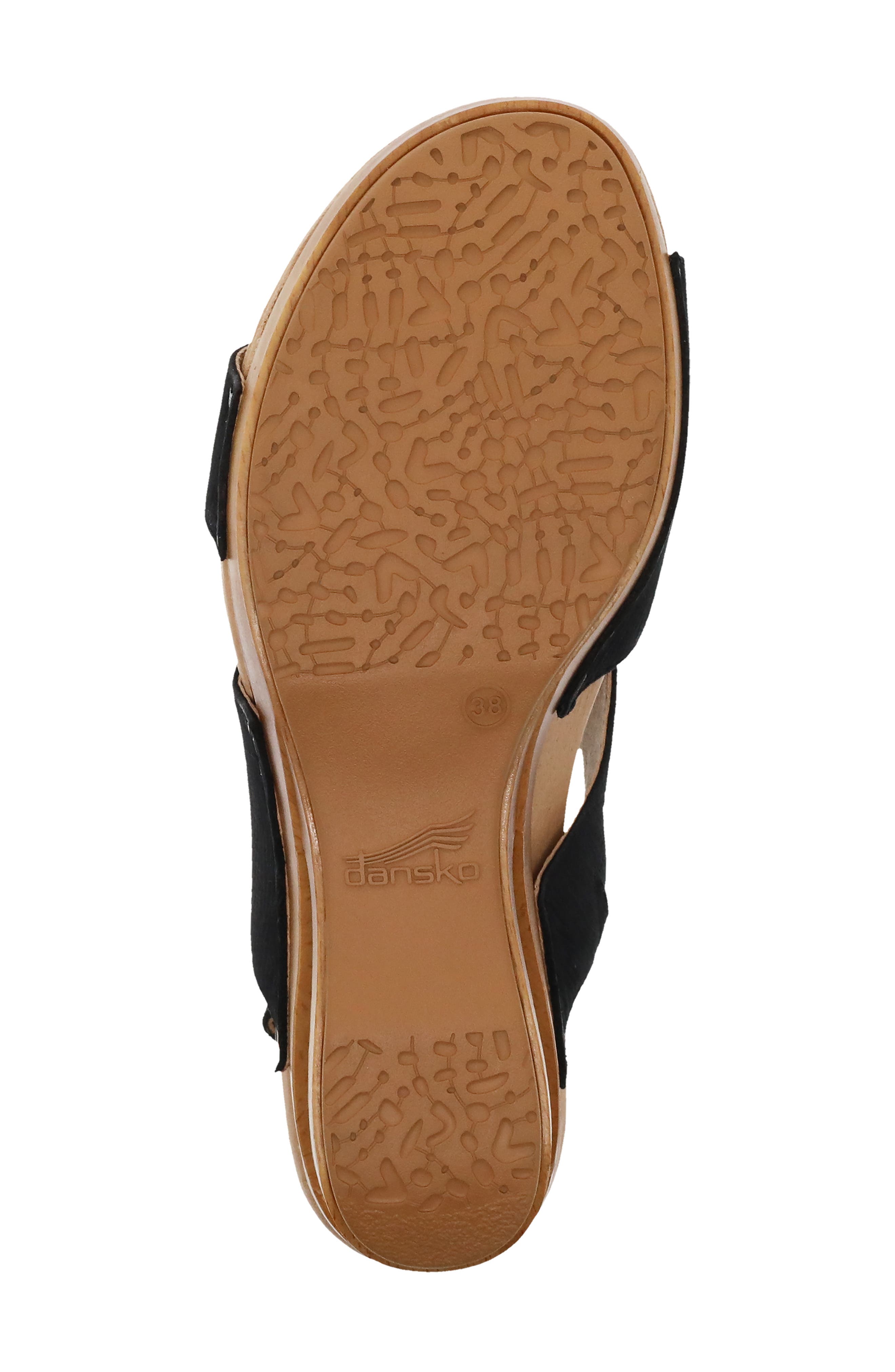 Dansko Tamia Cutout Wedge Sandal, Alternate, color, 