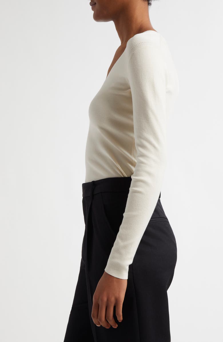 Reiss Atelier Maeve Silk Blend V-Neck Sweater, Alternate, color, 