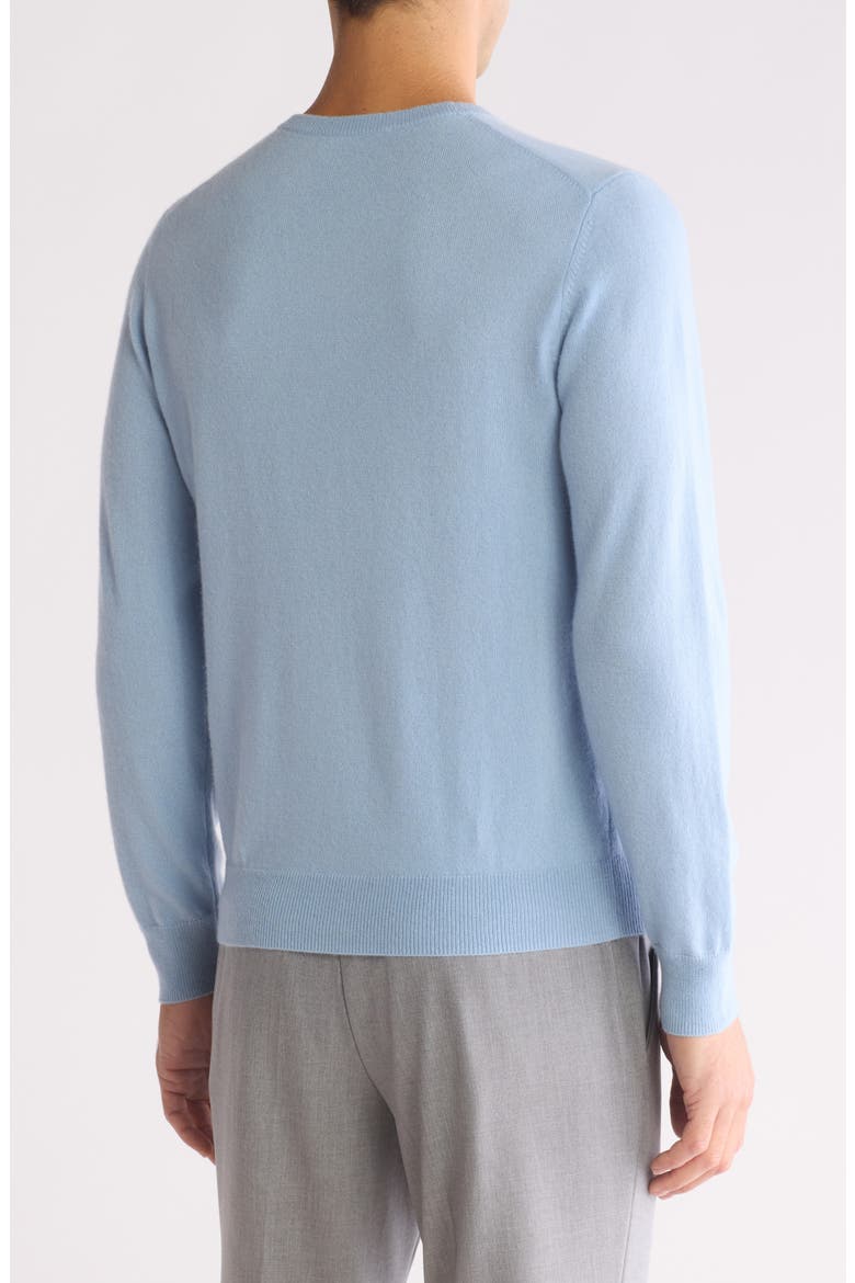Crewneck Cashmere Sweater, Alternate, color, LIGHT BLUE