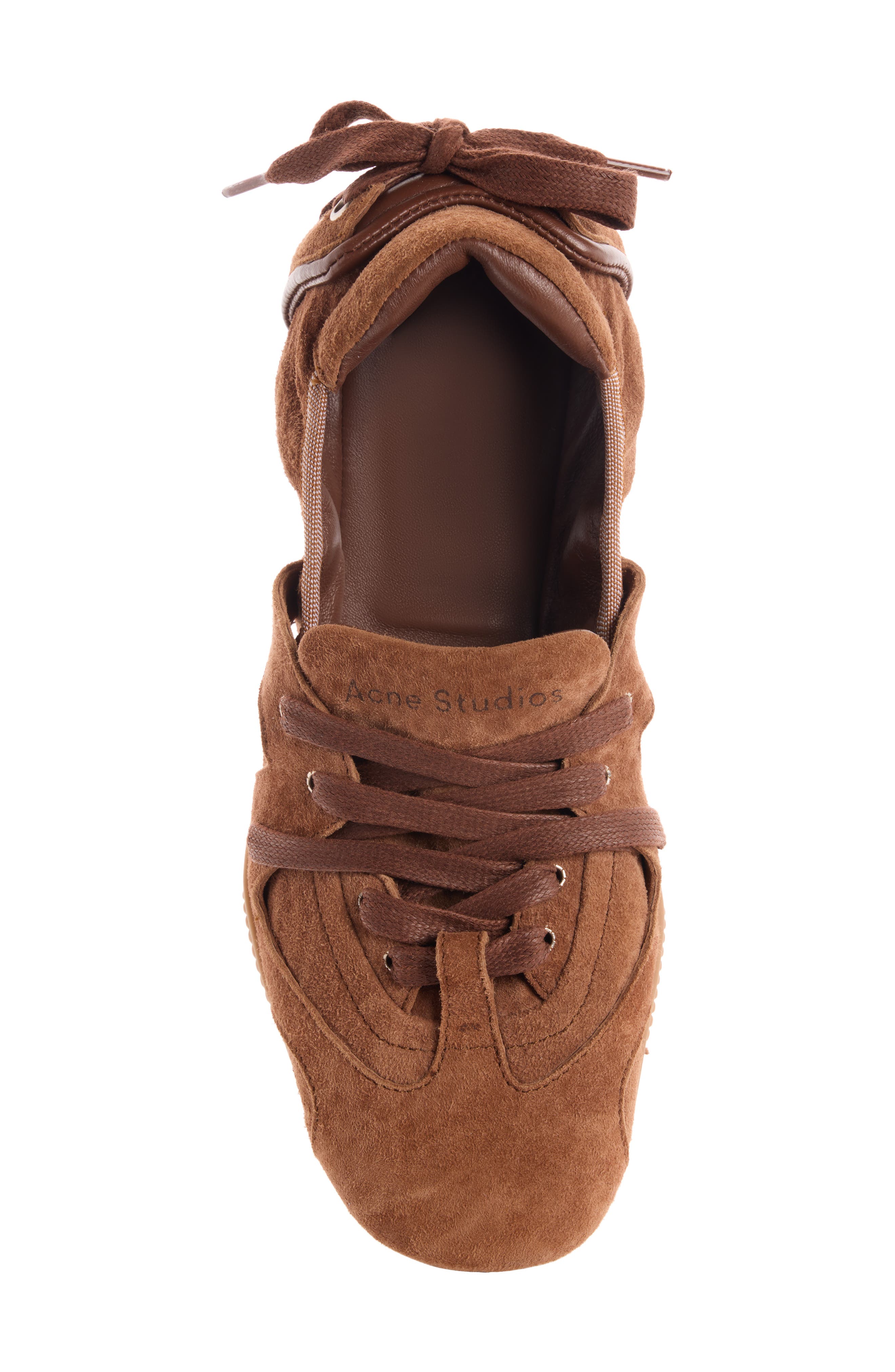 Acne Studios Bilaria Low Top Sneaker, Alternate, color, Brown