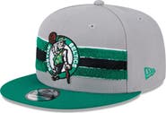 New Era Men's New Era Gray Boston Celtics Chenille Band 9FIFTY Snapback Hat