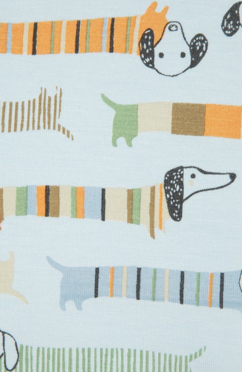 Little Me Puppy Print 2-Pack Stretch Viscose Pajama Set, Alternate, color, Blue