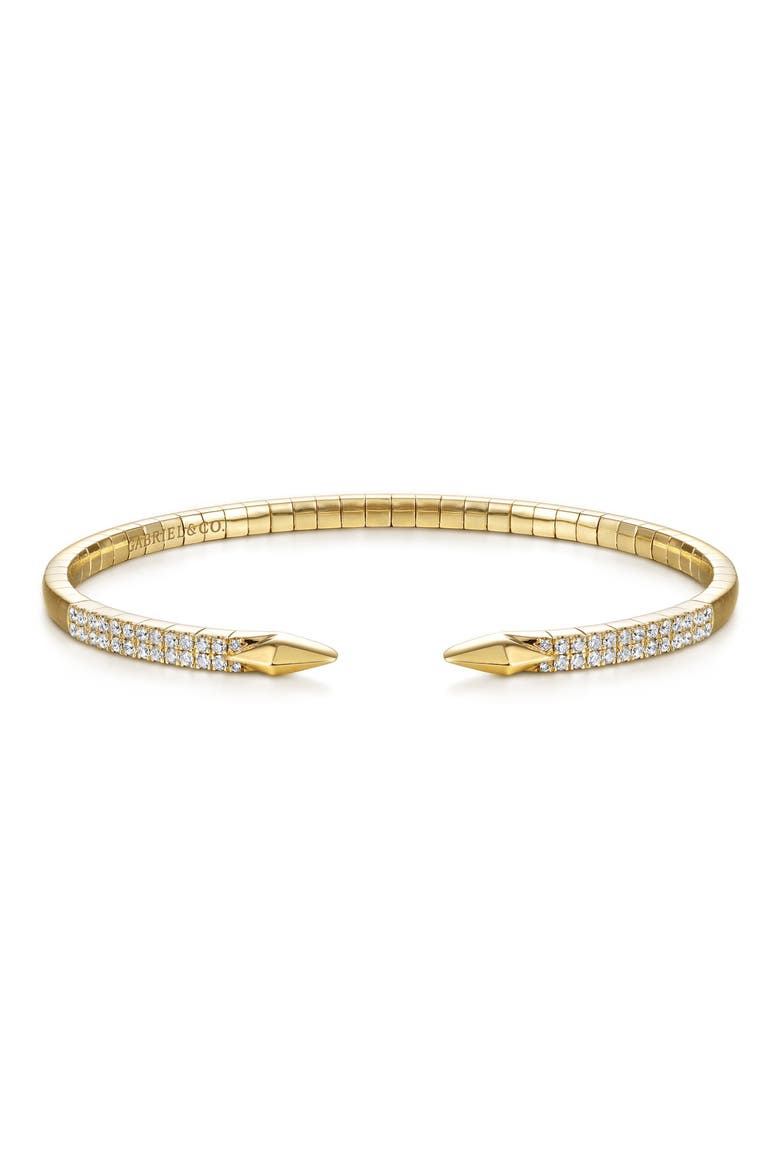 Bujukan Diamond Cuff Bracelet, Main, color, 14K YELLOW GOLD