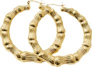 The M Jewelers The Bamboo Hoop Earrings