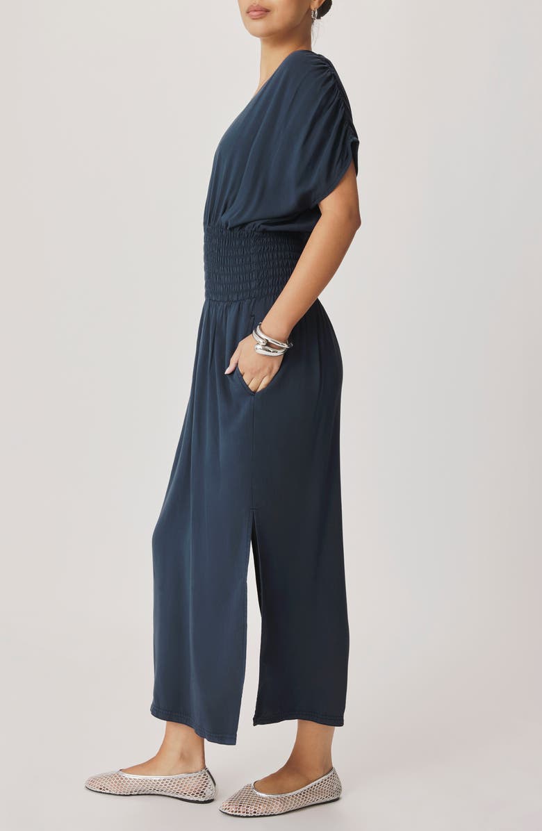 Splendid Marissa Smock Waist Maxi Dress, Alternate, color, Mood Indigo Blue