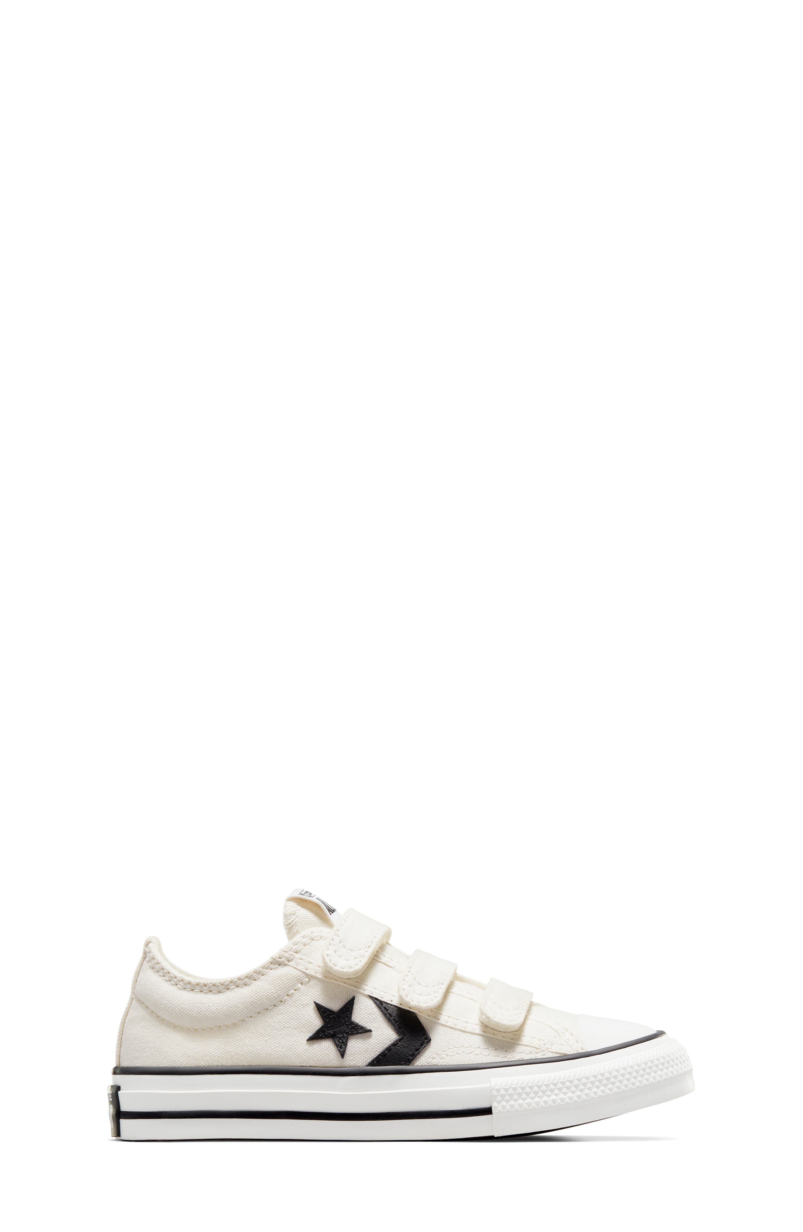 Converse Kids' Star Player 76 Oxford Sneaker, Alternate, color, Vintage White/ Black