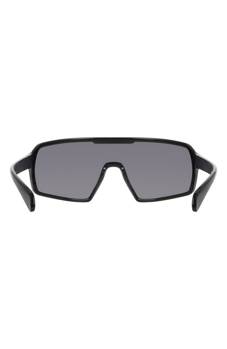 DRAGON 62mm Shield Sunglasses, Alternate, color, Shiny Black/ Smoke