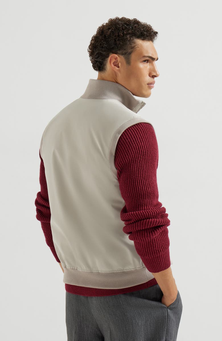 Brunello Cucinelli Vest with Thermore<sup>®</sup> padding, Alternate, color, Dove Grey