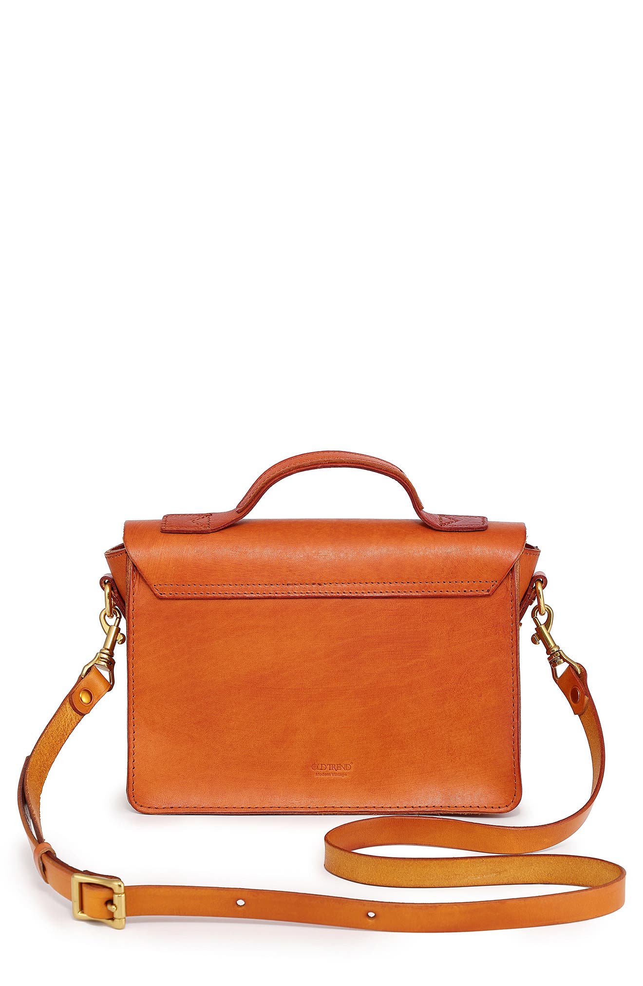 Aster Mini Leather Satchel, Alternate, color, CAMEL