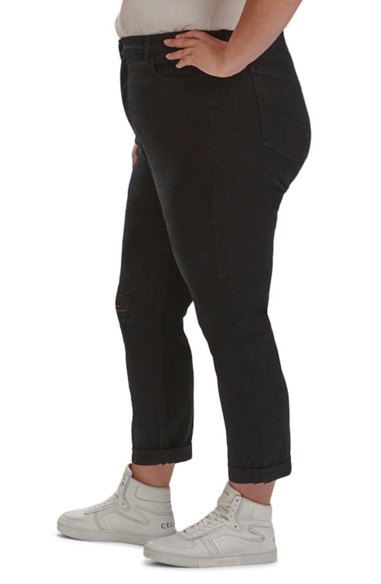 JEN7 by 7 For All Mankind Ripped Slim Boyfriend Jeans, Alternate, color, 