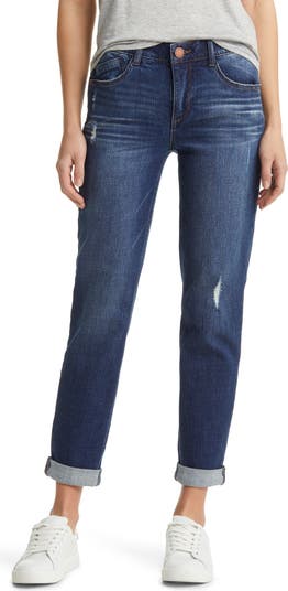 AllSaints Amy Girlfriend Mid Rise Distressed Denim store Jeans Blue Women’s Size 26