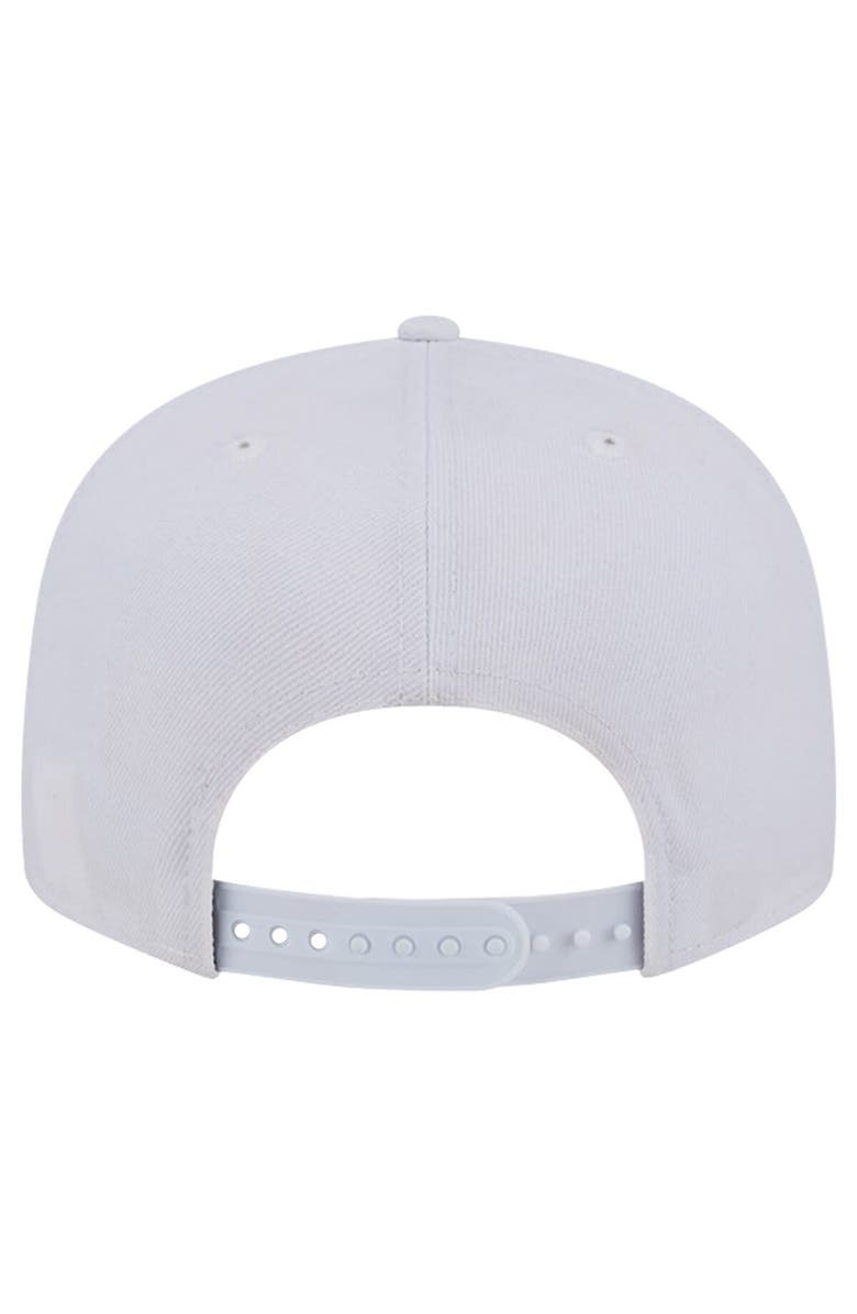 New Era Men's New Era New York Giants Main White on White 9FIFTY Snapback Hat, Alternate, color, 