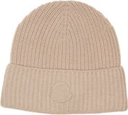 Moncler Edit Logo Embroidered Cashmere Beanie