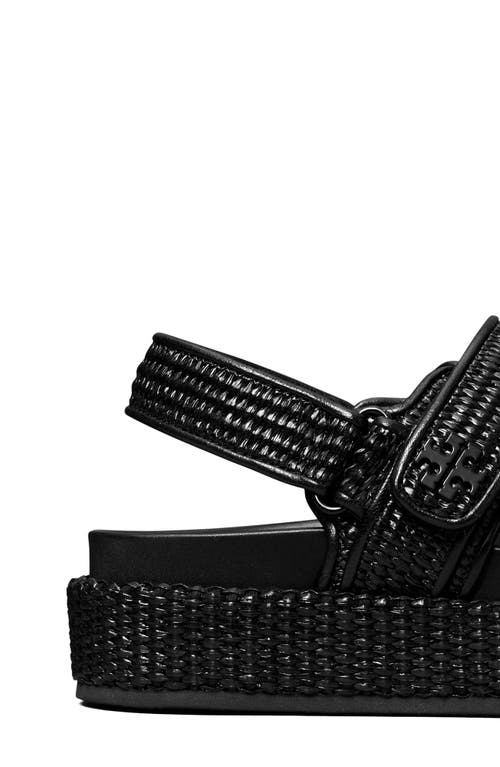 Tory Burch Kira Platform Sport Sandal In Black